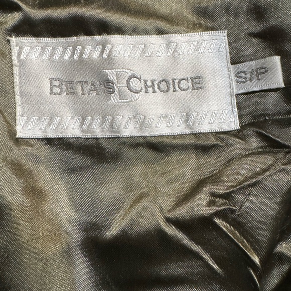 Beta’s Choice Olive Green Faux Fur Coat - Picture 12 of 12